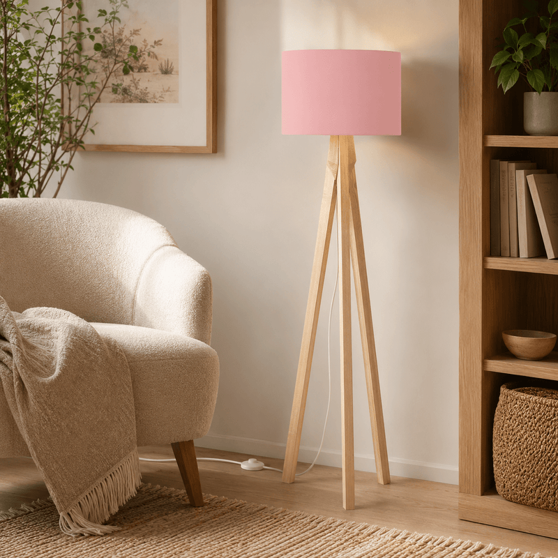 Plain Dusty Rose Lampshade, Pink Ceiling or Table Lamp Shade
