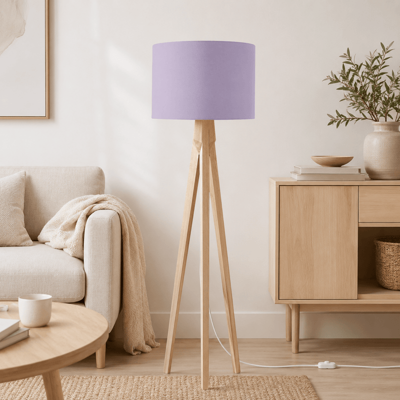 Plain Lavender Lampshade, Lilac Ceiling or Table Lamp Shade