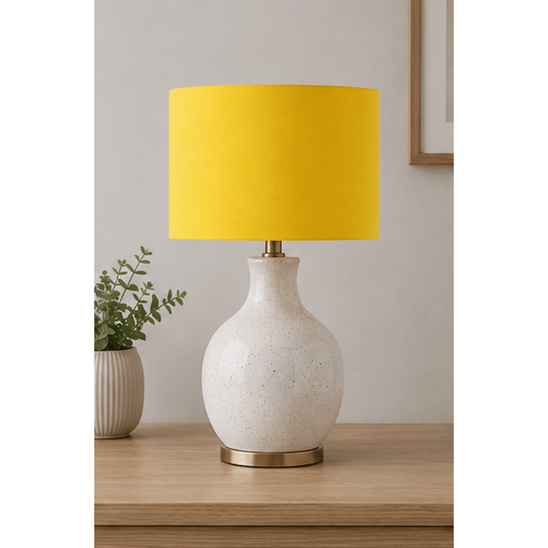 Plain Yellow Lampshade, Ceiling or Table Lamp Shade