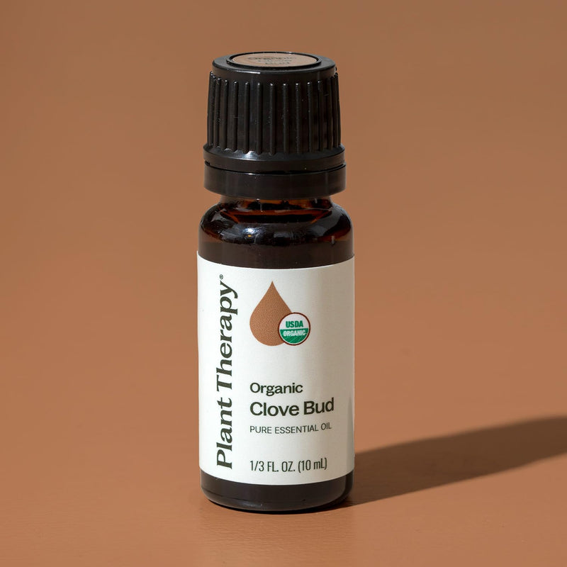 Plant Therapy Clove Bud Organic Essential Oil – 100% Pure, USDA Organic, 10 mL