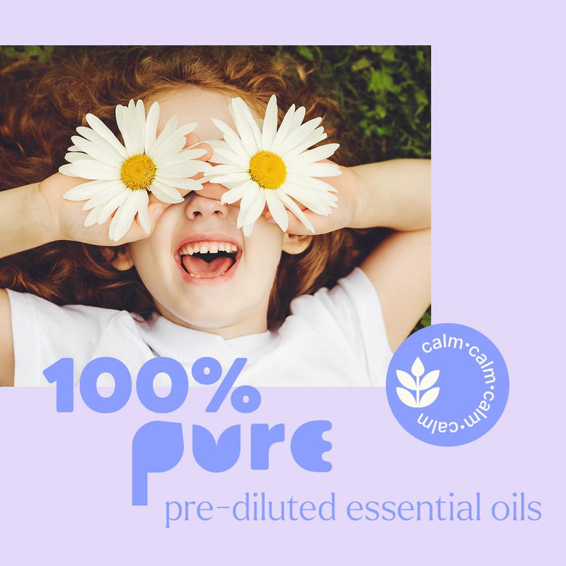 Plant Therapy KidSafe Calming the Child Essential Oil Blend 10 mL Roll-On – Tangerine, Lavender & Roman Chamomile