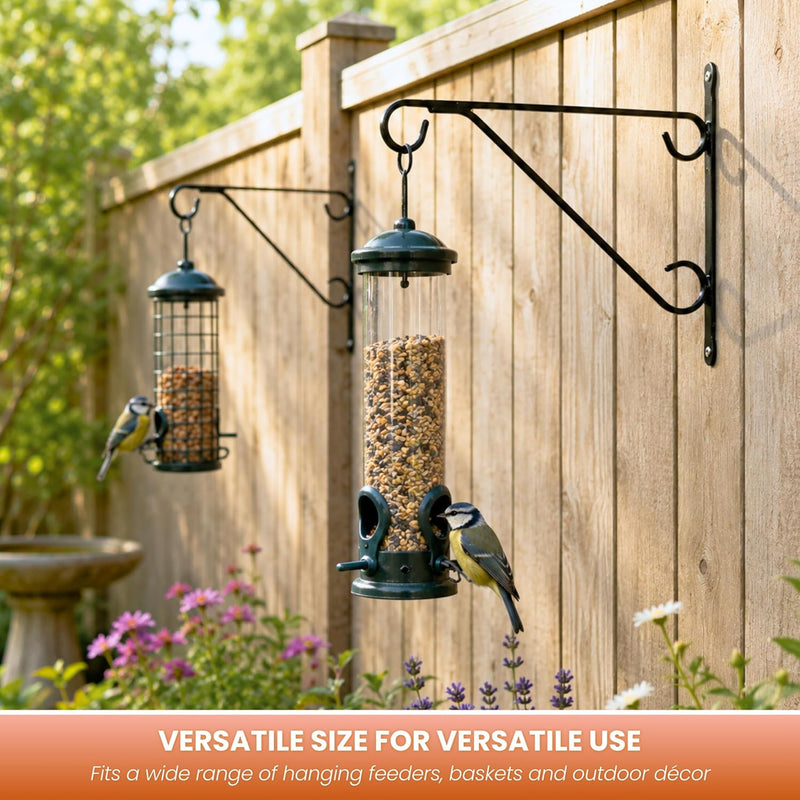 2 Pack Heavy Duty Hanging Basket Wall Brackets 14/16"