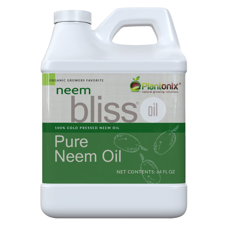 Neem Bliss (64 Fl Oz) – Pure Cold-Pressed Neem Oil by Plantonix