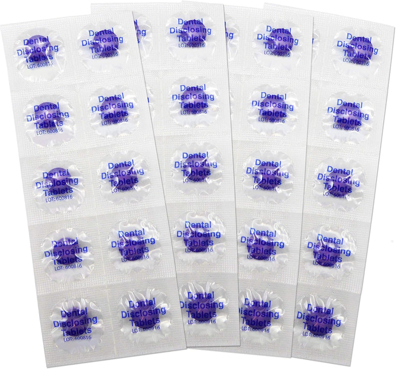 Plaqsearch Disclosing Tablets – 40-Count Two-Tone Plaque Detection Chews
