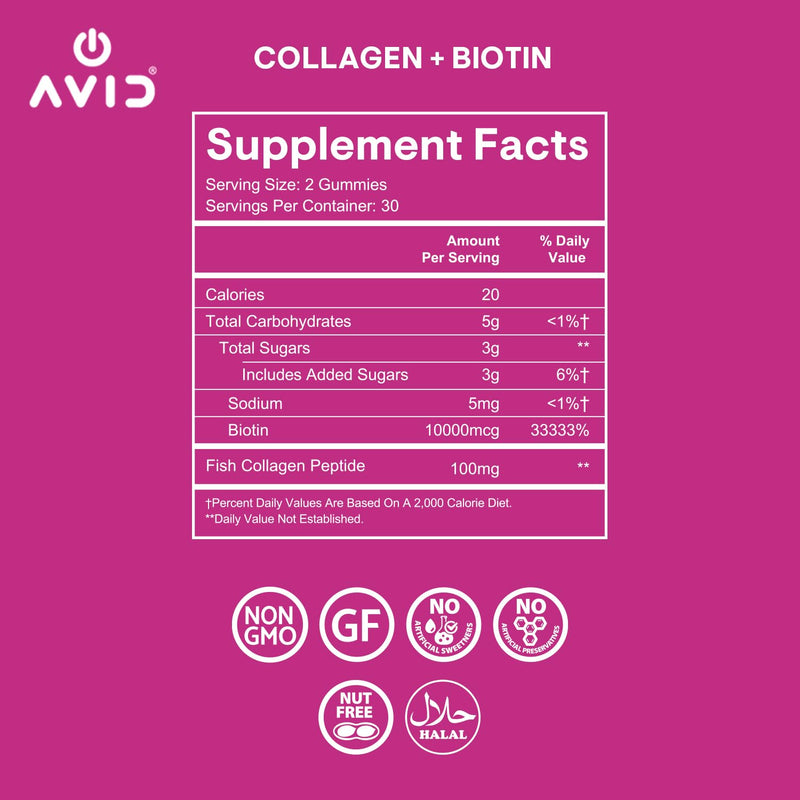 Playboy Beauty Boost Gummies – Collagen + Biotin for Hair, Skin & Nails (60 Gummies) Raspberry