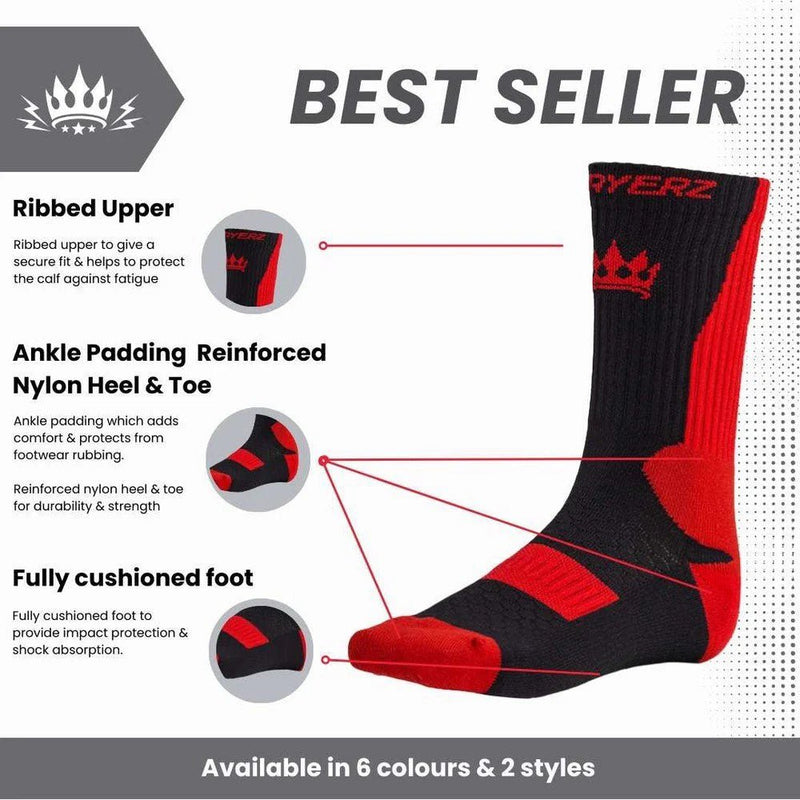 Playerz Boxing Socks Bundle (6 Pairs)