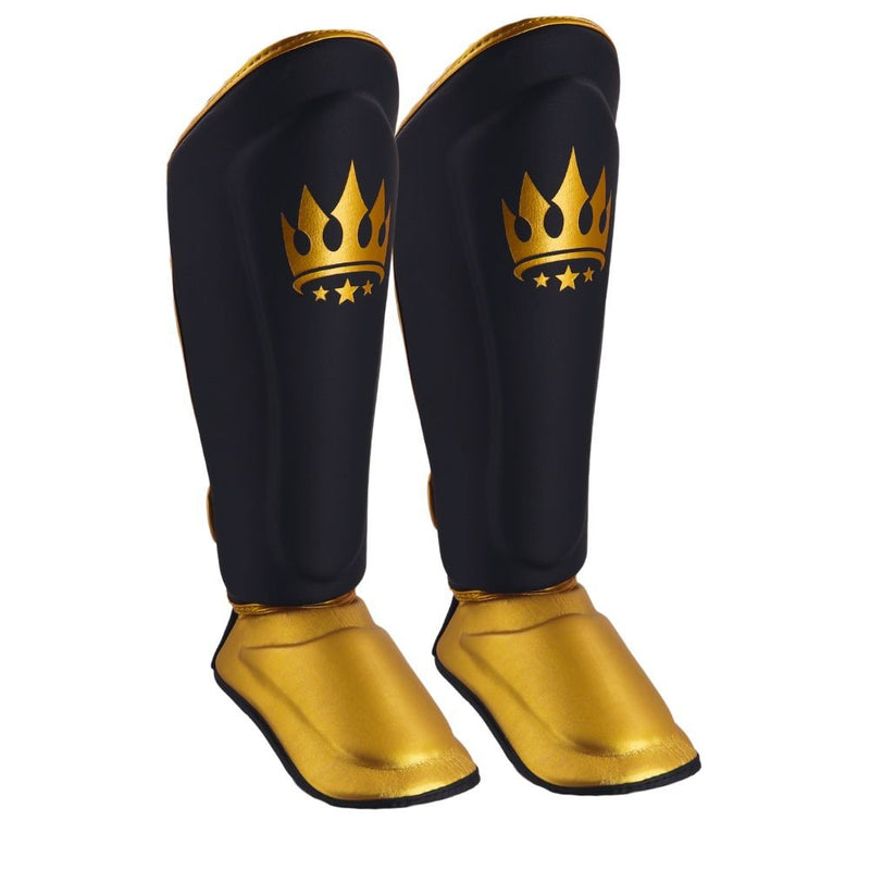Playerz Power Shin Guards - Black/Gold