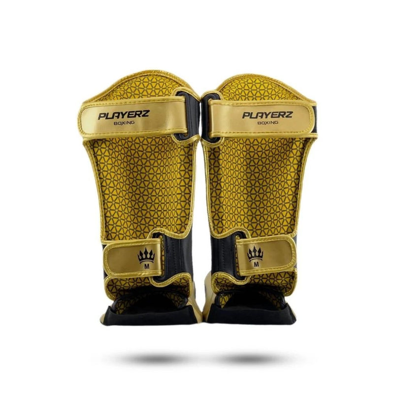 Playerz Power Shin Guards - Black/Gold