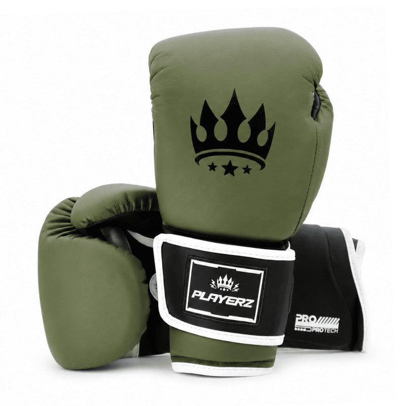 Playerz ProTech Boxing Gloves - Khaki