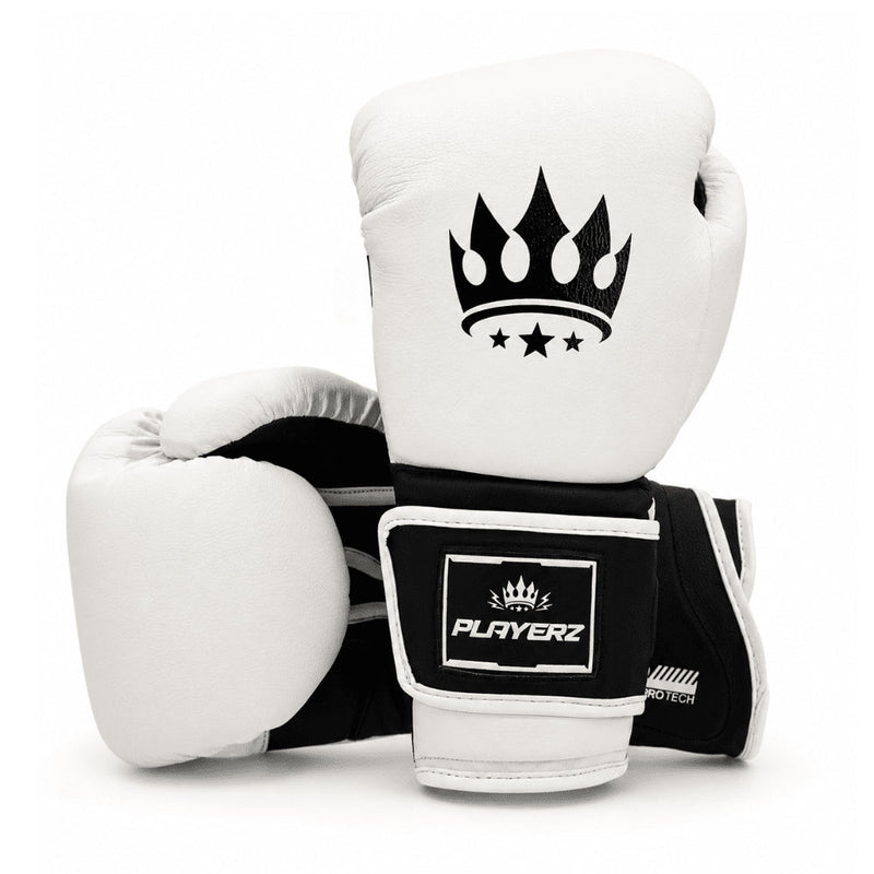 Playerz ProTech Boxing Gloves - White