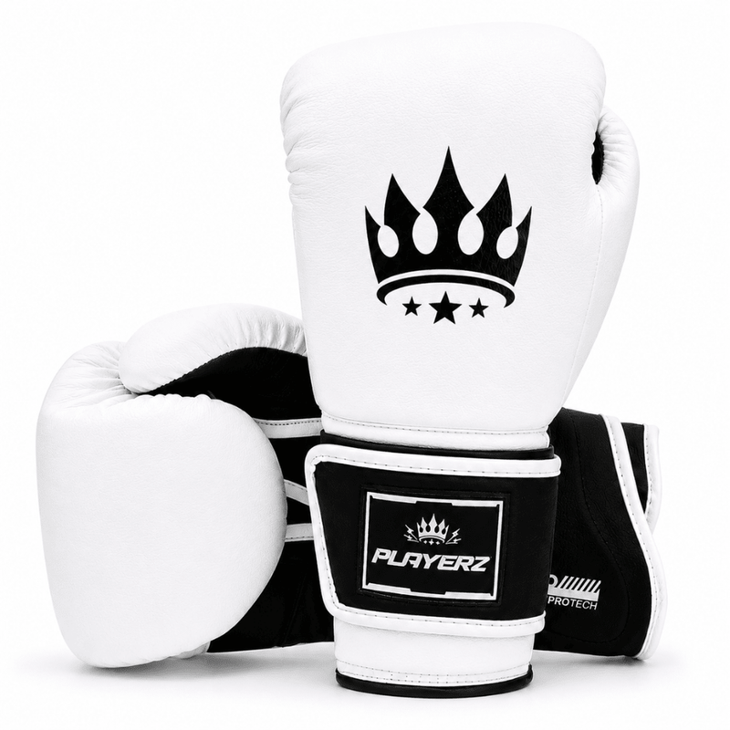 Playerz ProTech Boxing Gloves - White