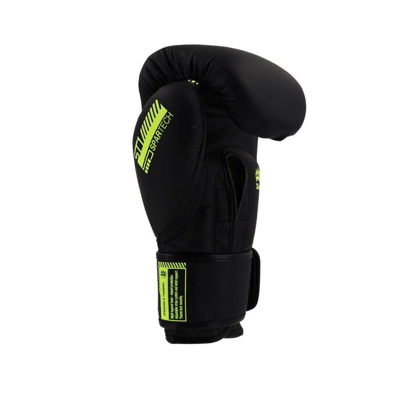 Playerz SparTech Boxing Gloves - Black/Neon