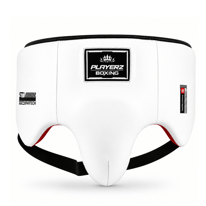 Playerz SparTech Groin Guard - White/Black