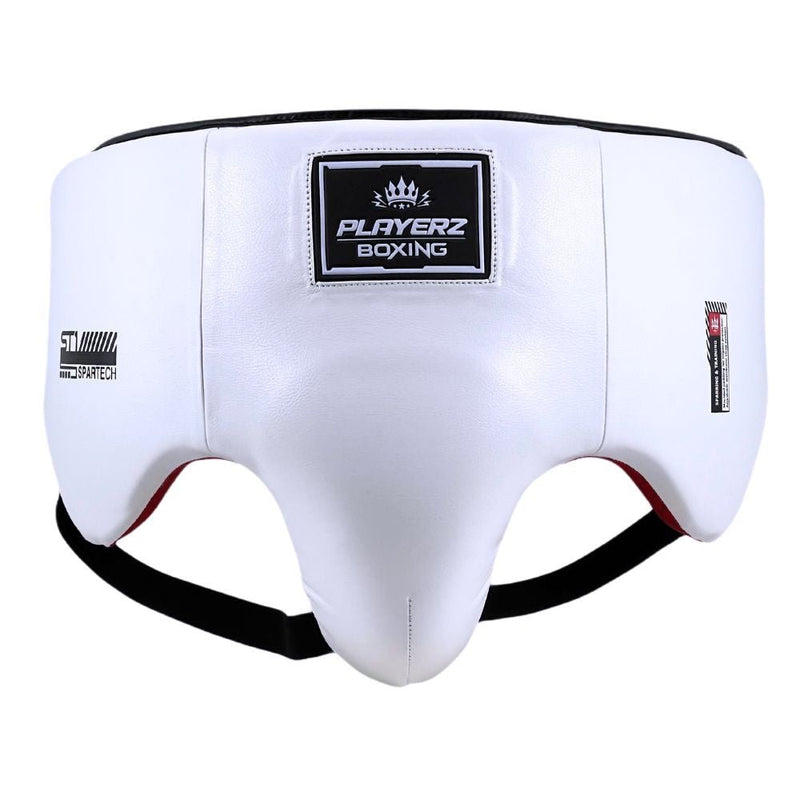 Playerz SparTech Groin Guard - White/Black