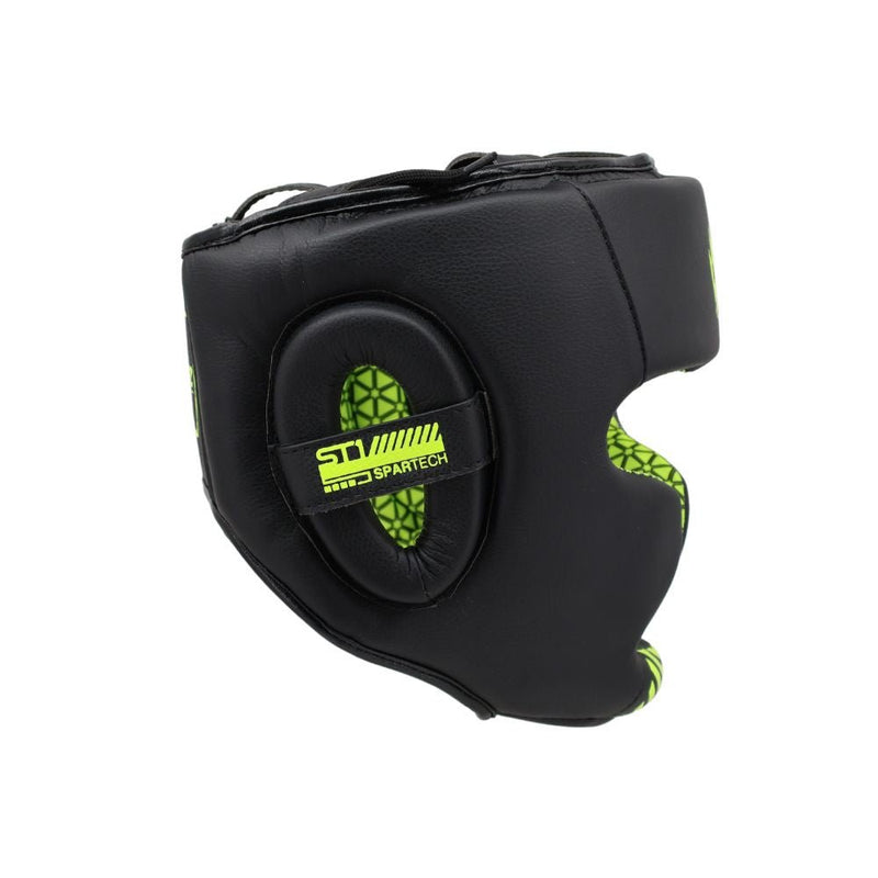 Playerz SparTech Head Guard - Black/Neon