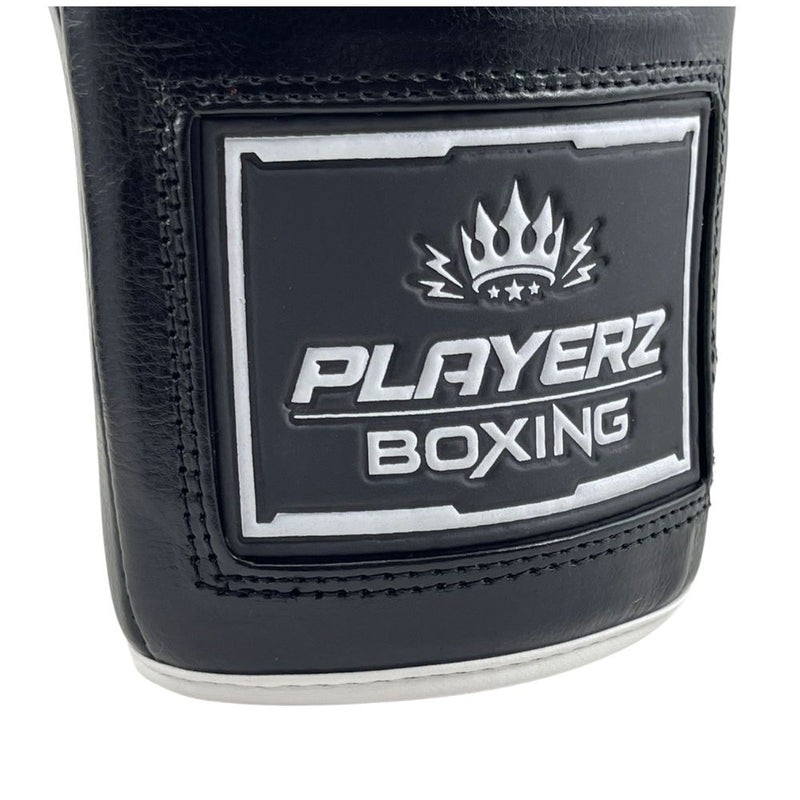 Playerz SparTech Lace Boxing Gloves - Black/White