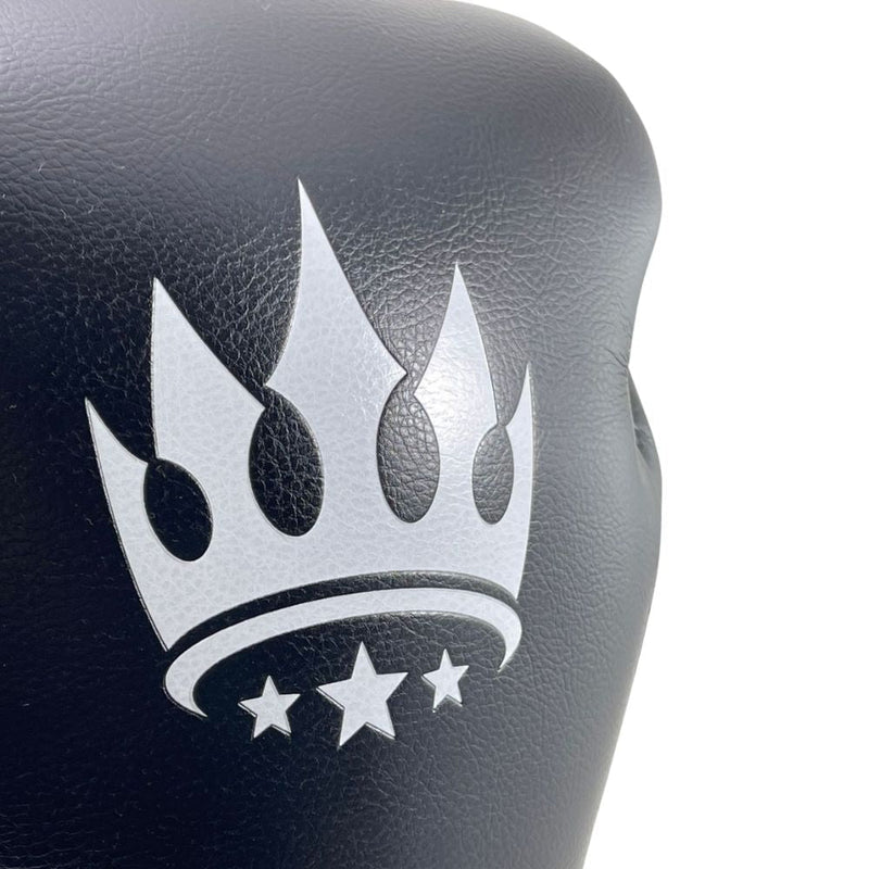 Playerz SparTech Lace Boxing Gloves - Black/White