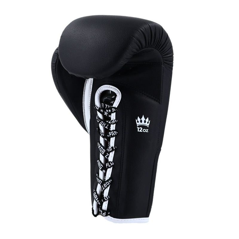 Playerz SparTech Lace Boxing Gloves - Black/White