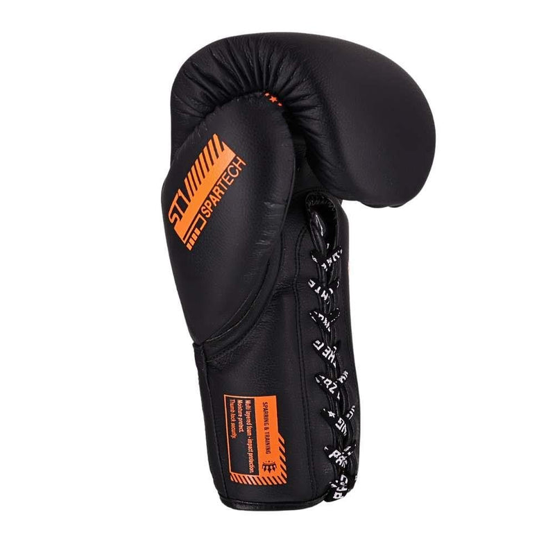 Playerz SparTech Lace Boxing Gloves - Neon Orange
