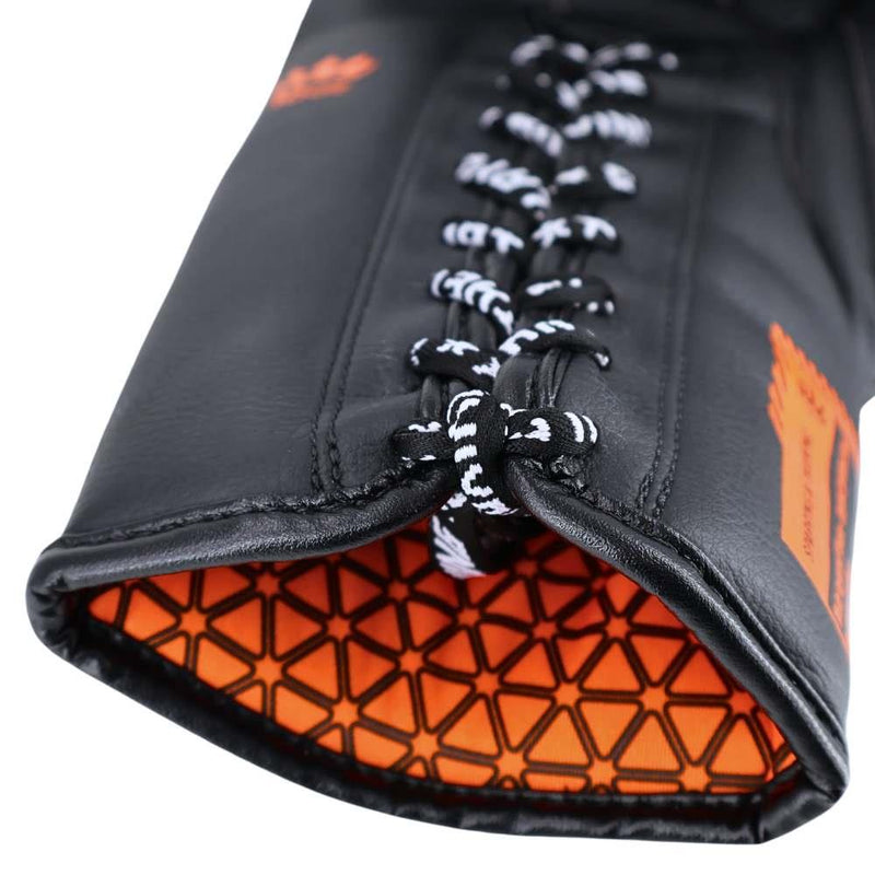 Playerz SparTech Lace Boxing Gloves - Neon Orange