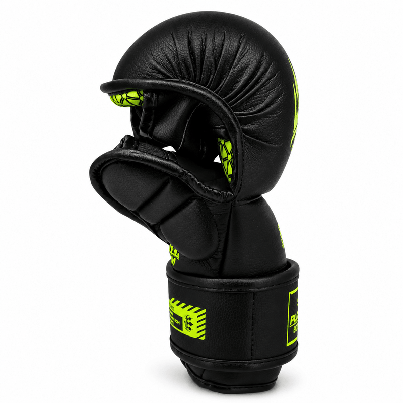 Playerz SparTech MMA Sparring Gloves - Black/Neon