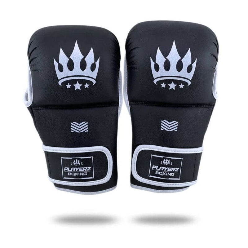 Playerz SparTech MMA Sparring Gloves - Black/White