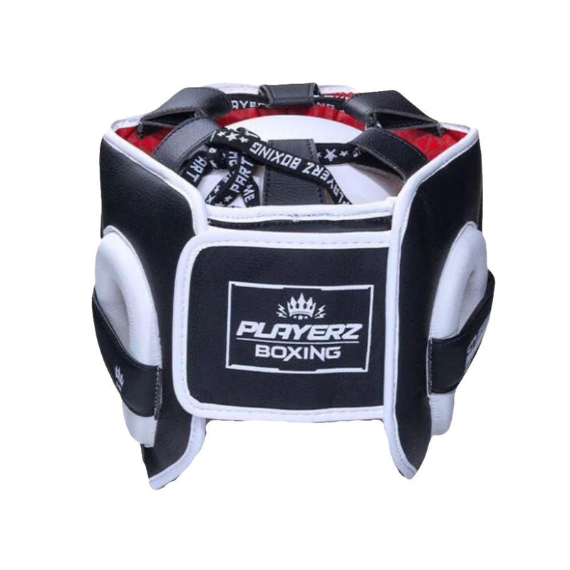 Playerz SparTech Pro Head Guard - Black/White