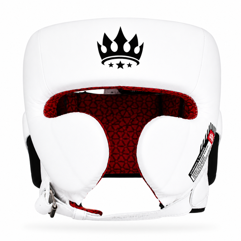 Playerz SparTech Pro Head Guard - White/Black