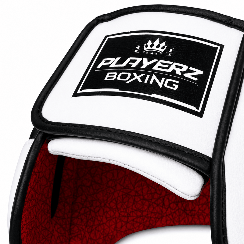 Playerz SparTech Pro Head Guard - White/Black