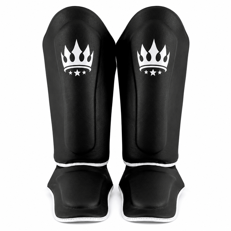 Playerz SparTech Shin Guards - Black/White