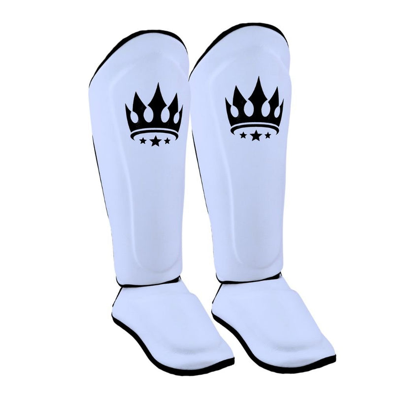 Playerz SparTech Shin Guards - White/Black