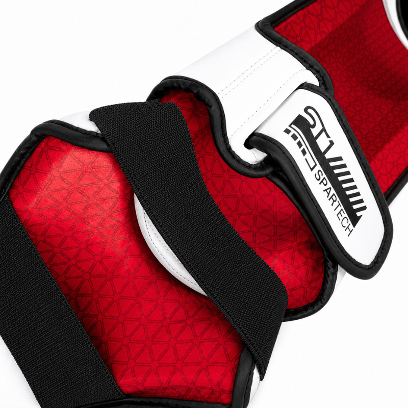Playerz SparTech Shin Guards - White/Black