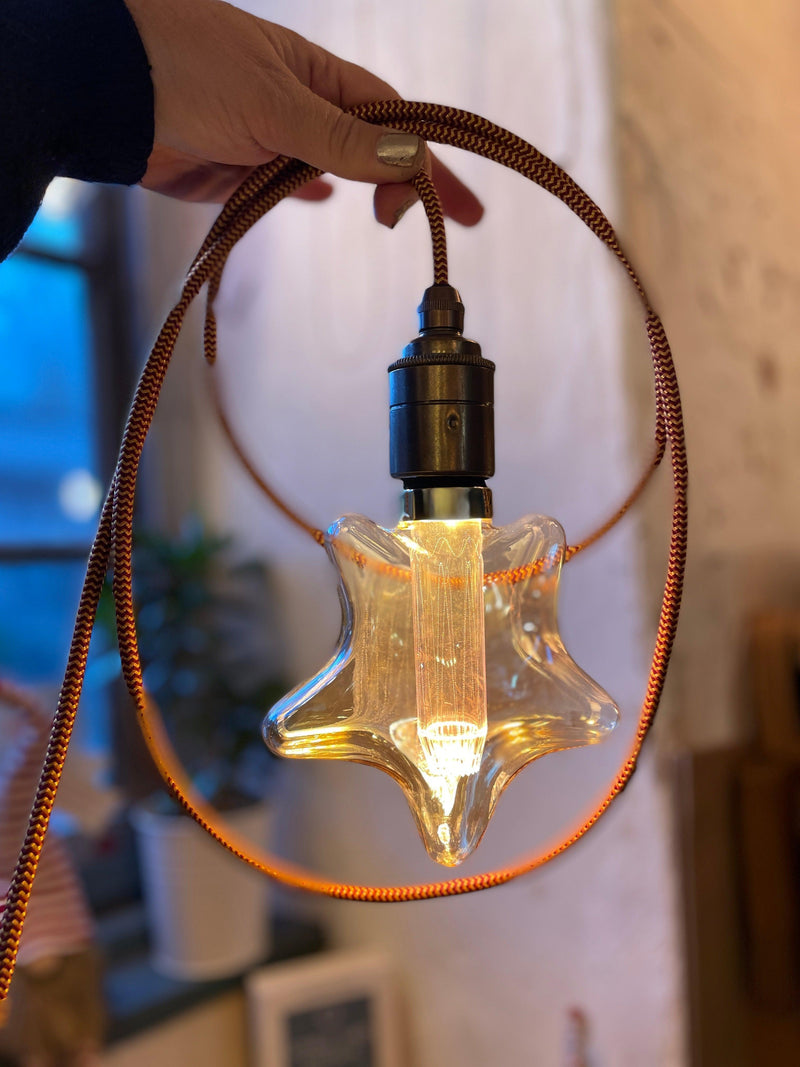 Bespoke Pendant Cable Light | Custom Fabric Cable Ceiling Lighting UK