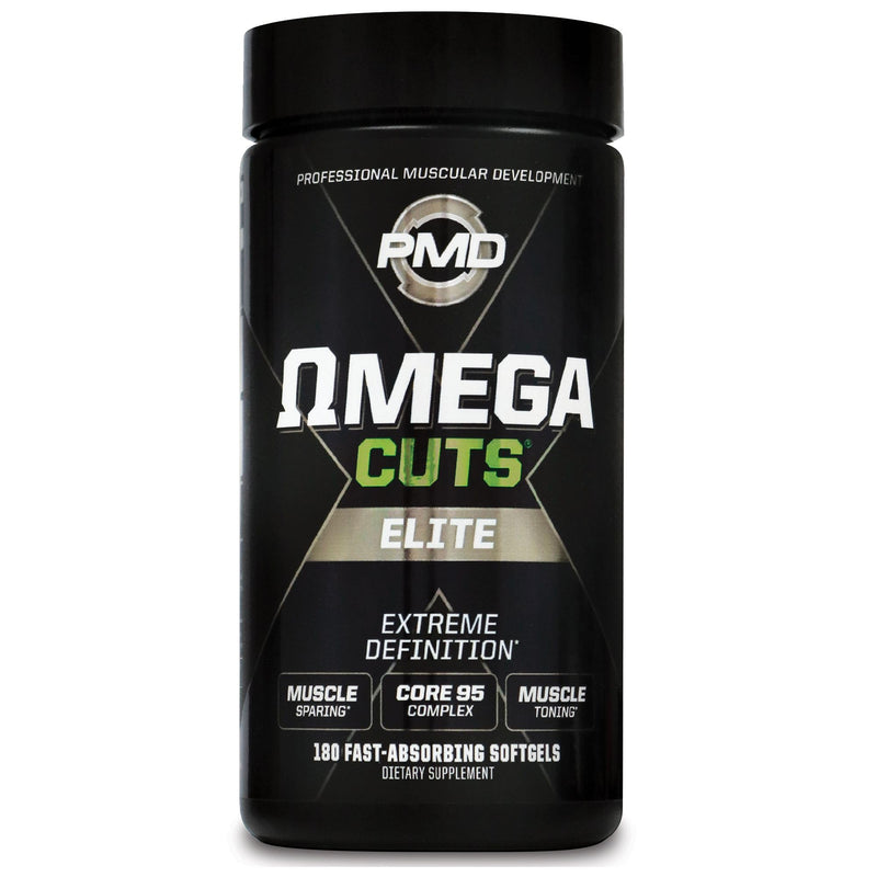 PMD Omega Cuts Elite – Fat Loss & Muscle Definition Formula (180 Softgels) – Stimulant Free