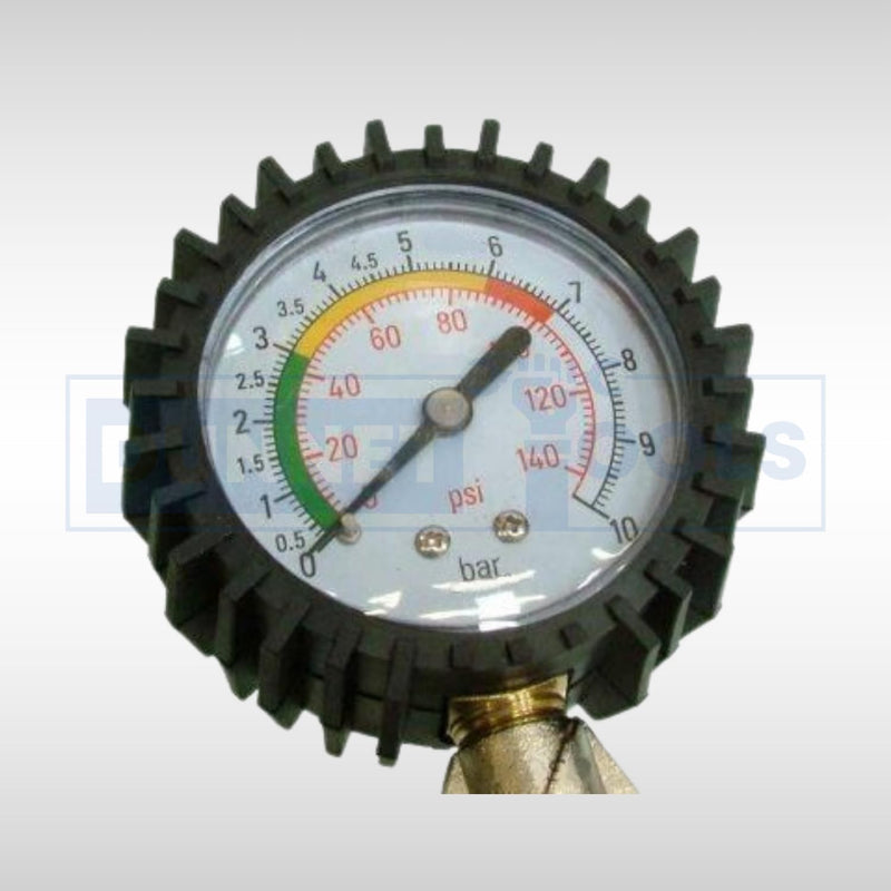 Tyre Inflator Pressure Gauge Heavy Duty Air Compressor