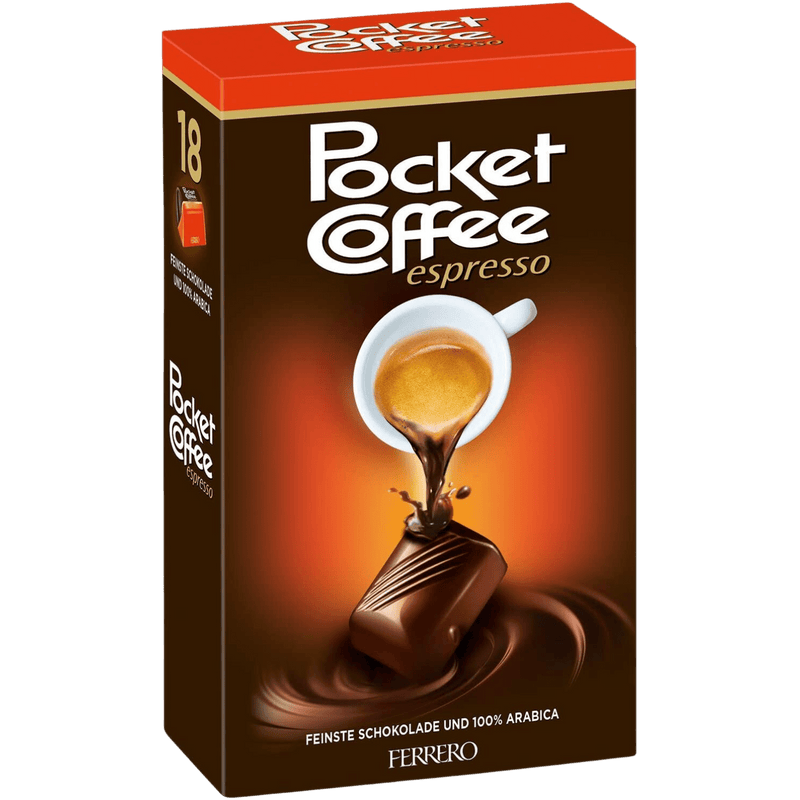 Pocket Coffee Espresso Dark Chocolates | Box of 18 | BB 27.4.26 - InStock
