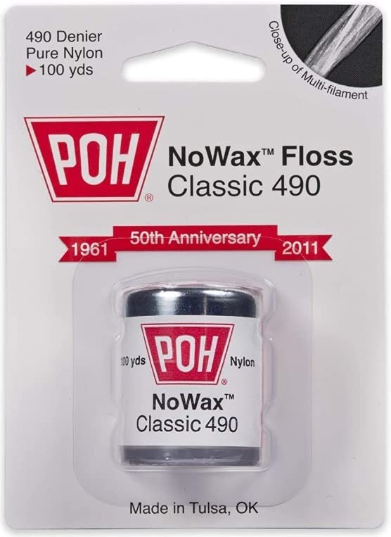 POH Dental Floss Unwaxed – 100 Yard 4 Pack | Nylon Multi-Filament