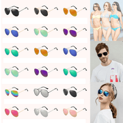 Polarized Sunglasses Men Ladies Women Unisex Mirror Vintage Retro Pilot - InStock