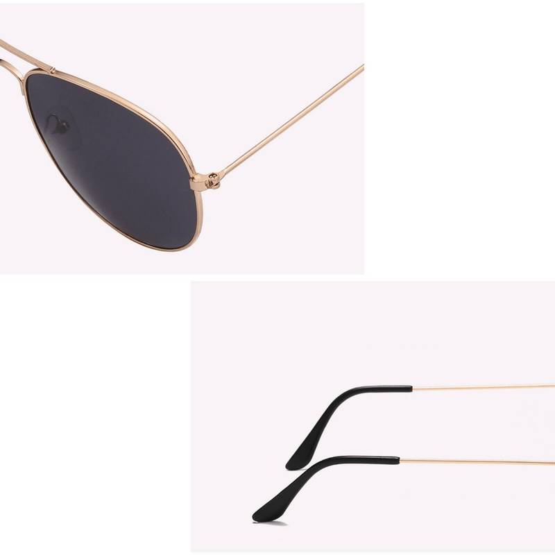 Polarized Sunglasses Men Ladies Women Unisex Mirror Vintage Retro Pilot - InStock