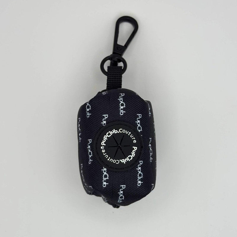 PupClub Dog Poo Bag Holder - Midnight Black