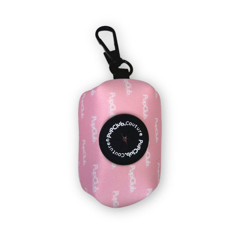 PupClub Dog Poo Bag Holder - Pastel Pink