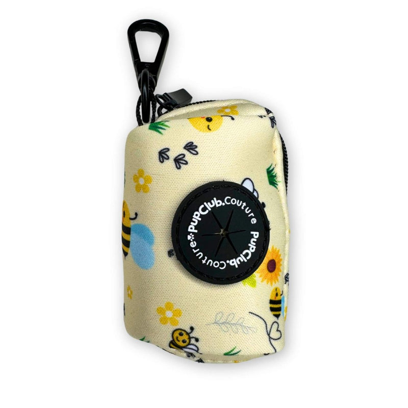PupClub Dog Poo Bag Holder - Bee-utiful Summer