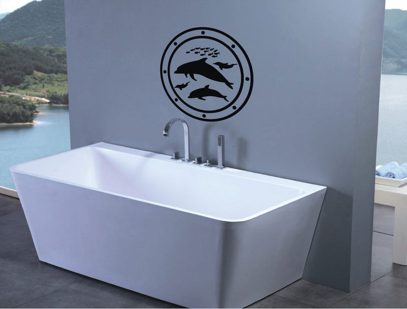 Porthole Wall Sticker | Bathroom Wall Art