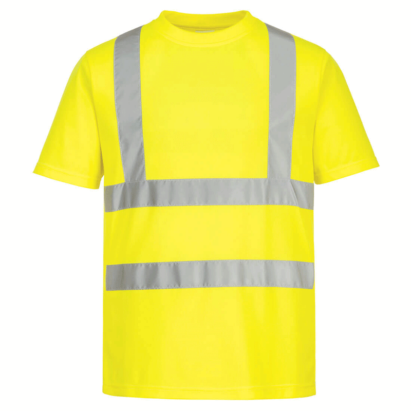 Portwest EC12 Eco Hi-Vis Wicking T-Shirt (6 Pack)