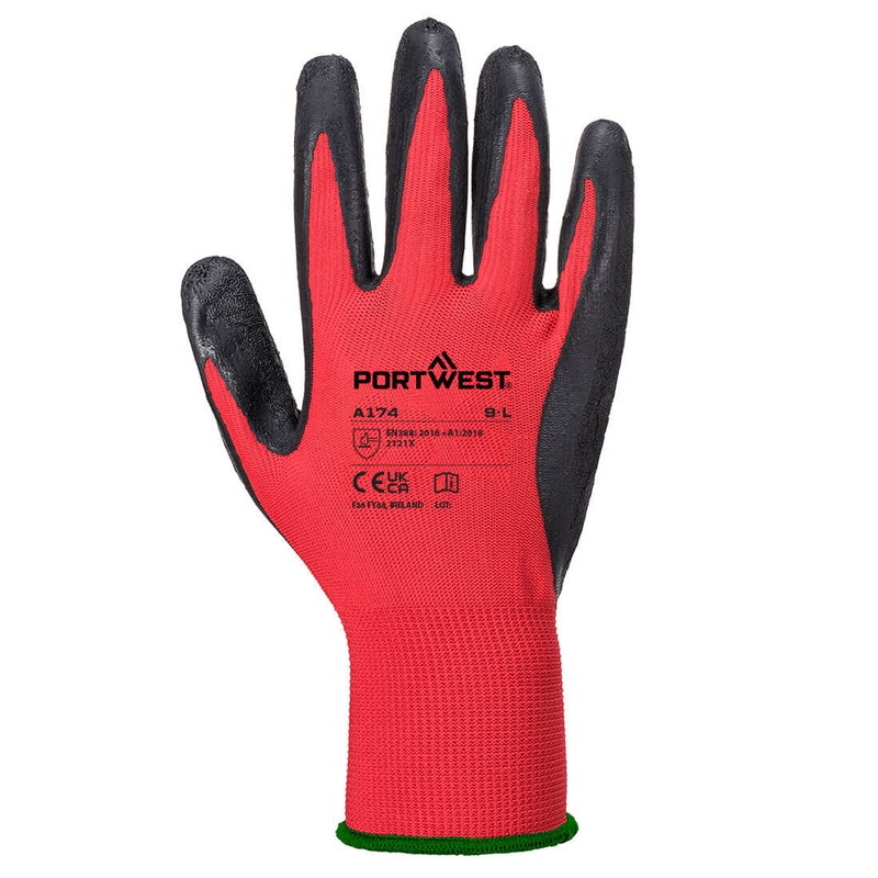 Portwest A174 Flex Grip Latex Gloves