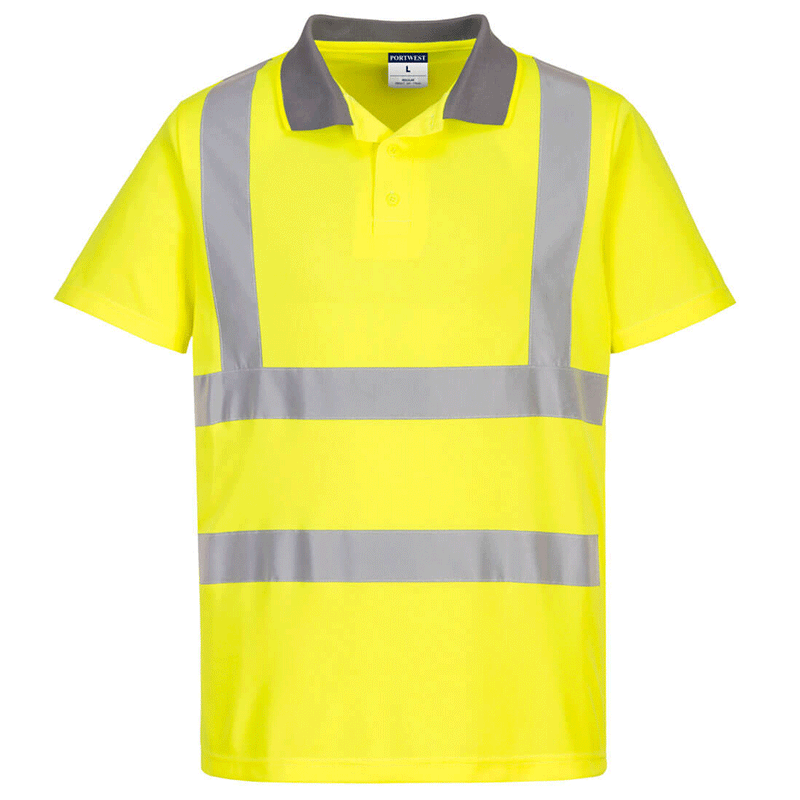 Portwest EC10 Eco Hi-Vis Polo Shirt (6 Pack)
