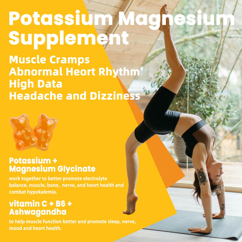 Potassium Magnesium Gummies with Magnesium Glycinate & Omega-3
