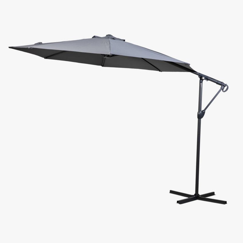 Royce 3m Round Cantilever - Anthracite Frame - CARBON Canopy & Cover