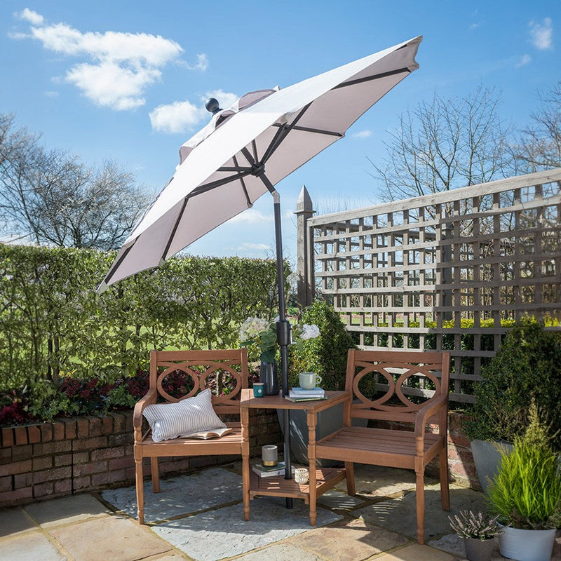 Elizabeth Mouse Grey Parasol 2.2m no val