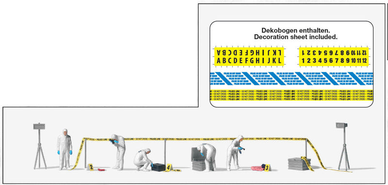 Crime Scene Investigation Terrarium Figures 10800